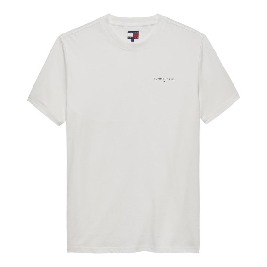 Tommy Hilfiger Ανδρική κοντομάνικη μπλούζα Linear Logo Slim Crew Neck T-Shirt